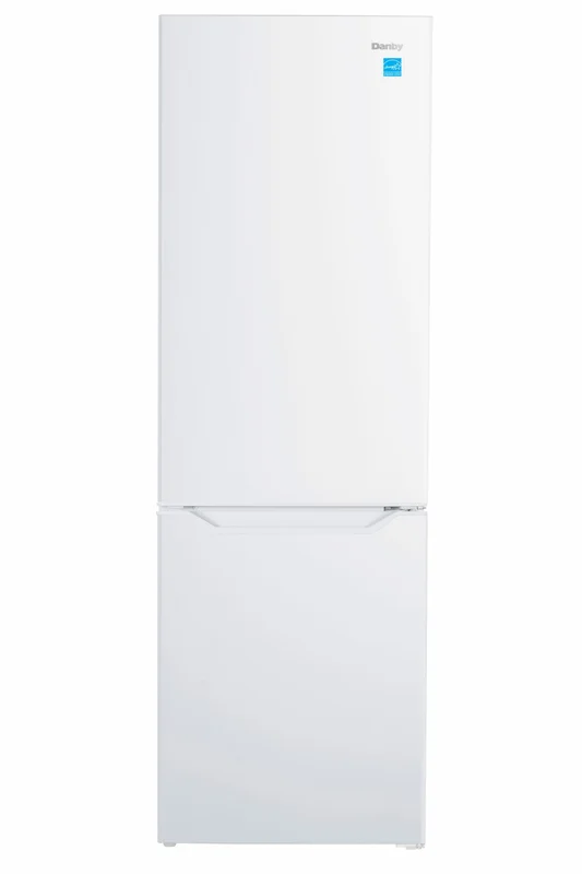 Danby - 23.69 Inch 10 cu. ft Bottom Mount Refrigerator in White - DBMF100B1WDB White