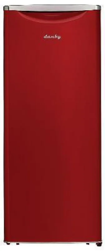Danby - 25.79 Inch 11 cu. ft Contemporary Classic Apartment Size Refrigerator in Red - DAR110A3LDB Red