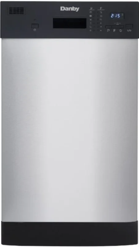 Danby - 52 dBA Built In Dishwasher in Stainless - DDW1804EBSS Stainless