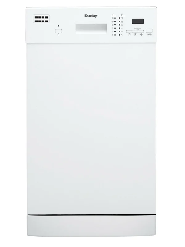 Danby - 52 dBA Built In Dishwasher in White - DDW1804EW White