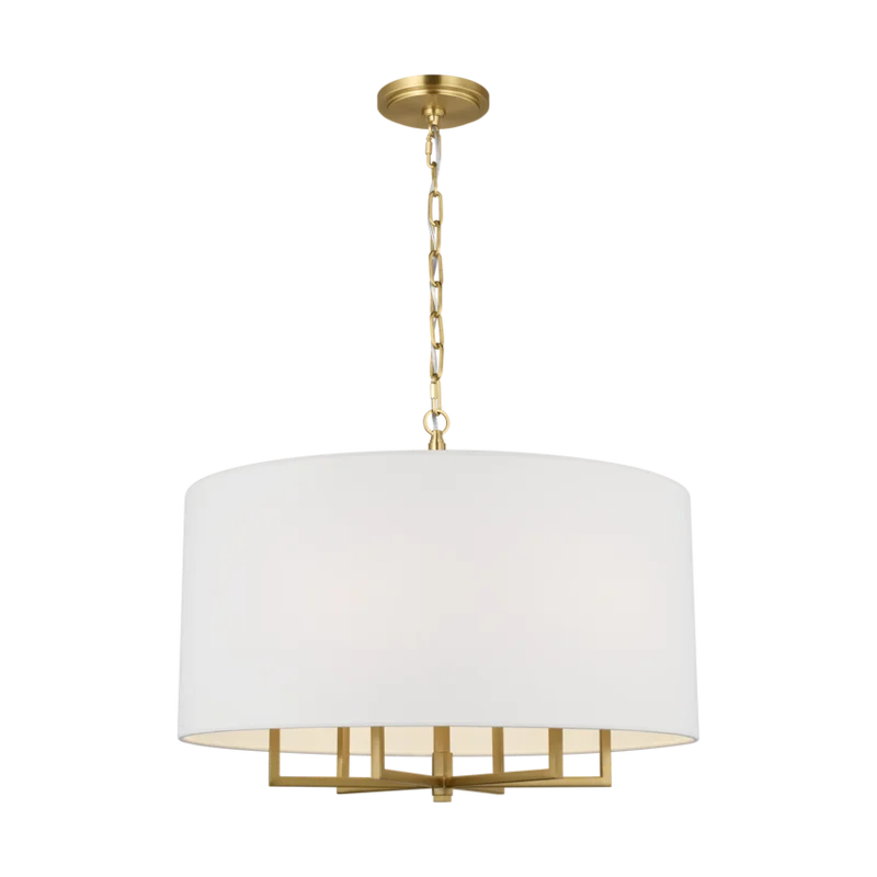 Danica Large Hanging Shade, Burnished Brass, 25" Dia