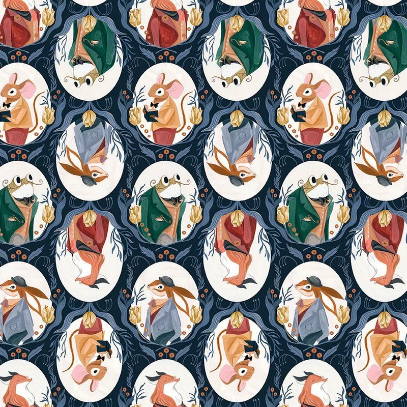 DAPPER DEN: Dapper Toile-Space (1/4 Yard)