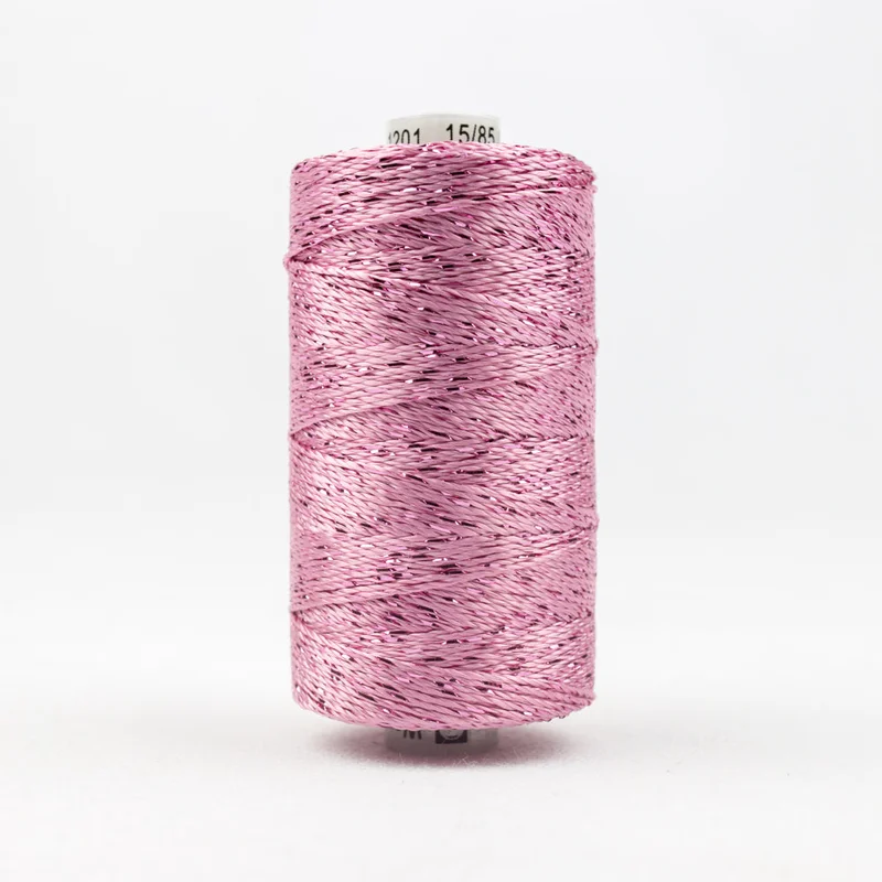 DAZZLE: 8wt Rayon Metallic 200yds-Baby Pink 1201