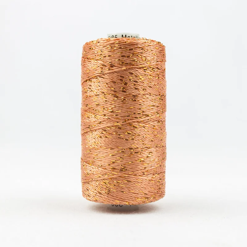 DAZZLE: 8wt Rayon Metallic 200yds-Dark Peach 984
