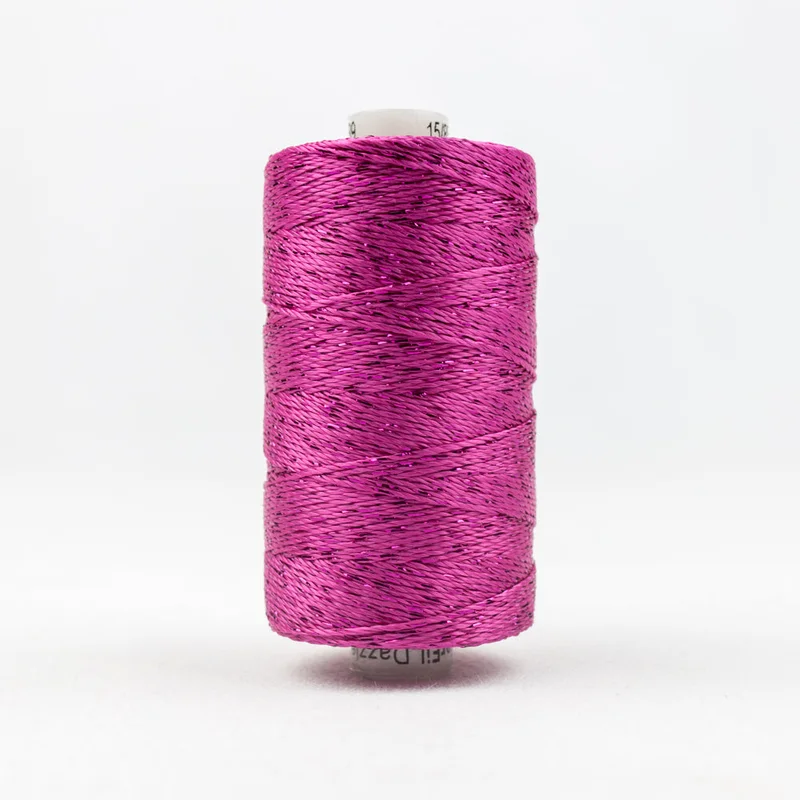 DAZZLE: 8wt Rayon Metallic 200yds-Fuchsia 39