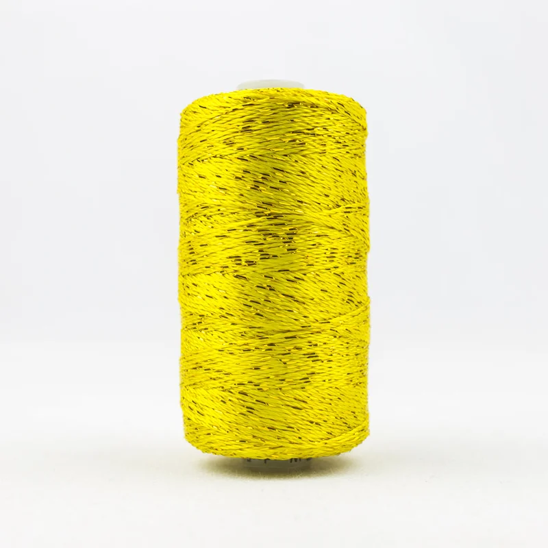 DAZZLE: 8wt Rayon Metallic 200yds-Lemon Yellow 938