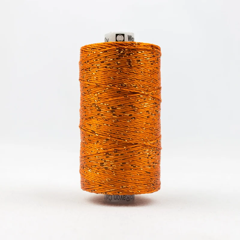 DAZZLE: 8wt Rayon Metallic 200yds-Orange 27