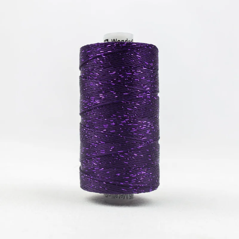 DAZZLE: 8wt Rayon Metallic 200yds-Purple 124