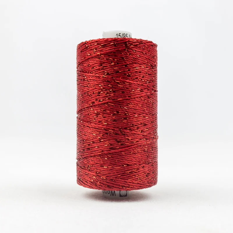 DAZZLE: 8wt Rayon Metallic 200yds-Tomato Red 1267