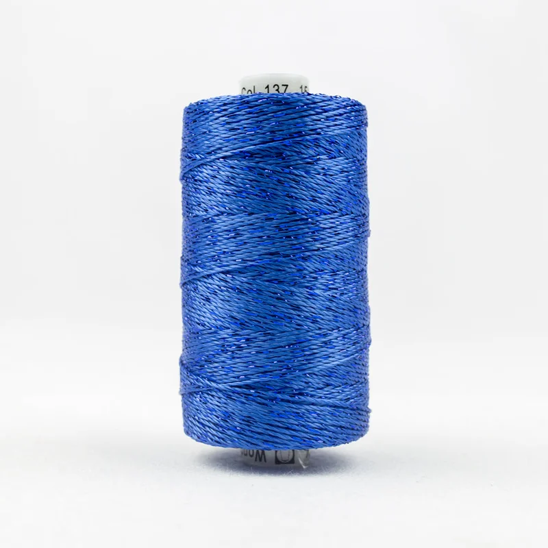 DAZZLE: 8wt Rayon Metallic 200yds-True Blue 137