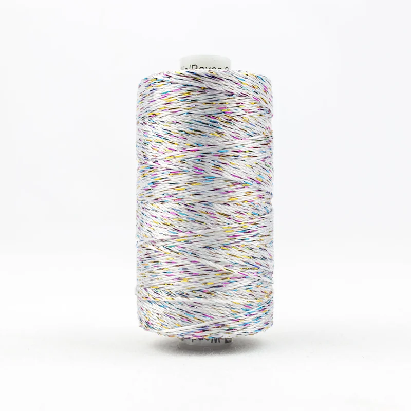 DAZZLE: 8wt Rayon Metallic 200yds-White 8201