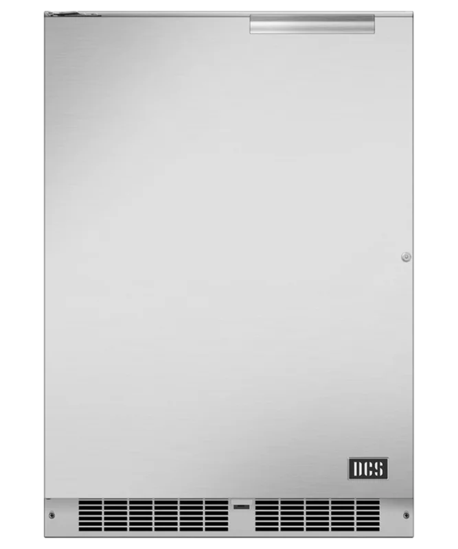 DCS - 24 Inch 5.3 cu. ft Mini Fridge Refrigerator in Stainless - RF24LE4 Stainless
