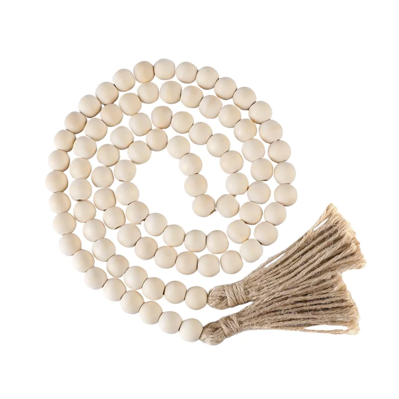 Decorative Wooden Beads, 58"