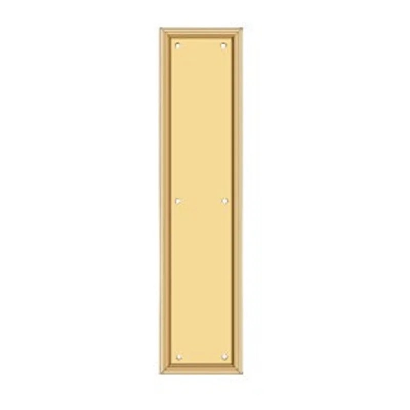 Deltana - 3-1/2" x 15" Heavy Duty Framed Push Plate
