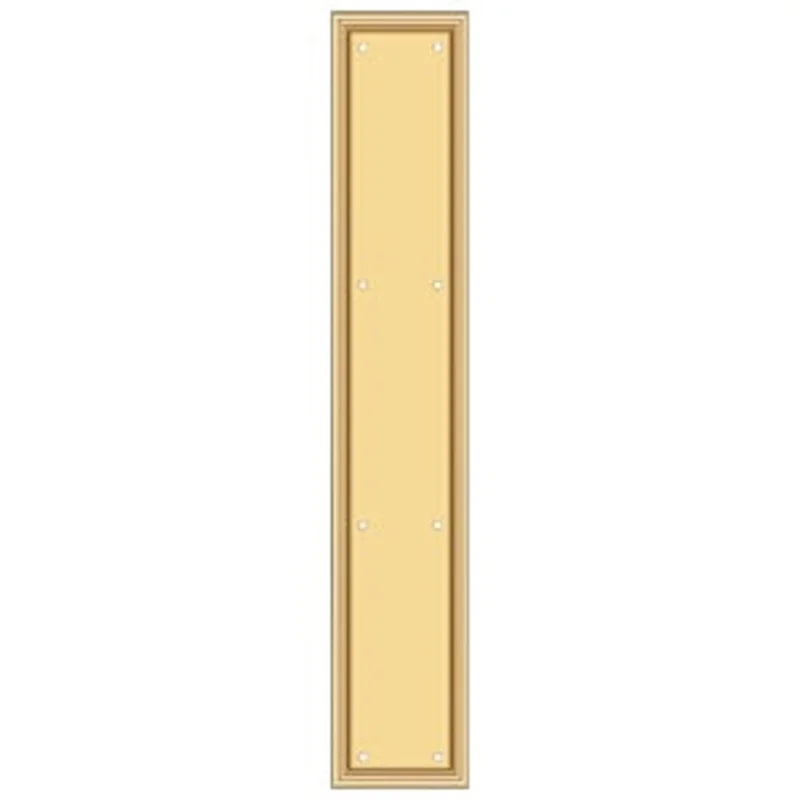 Deltana - 3-1/2" x 20" Heavy Duty Framed Push Plate