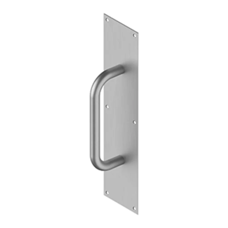 Deltana - 4" x 16" Push & Pull Plate w/ 7-7/8" Door Pull / Stainless Steel