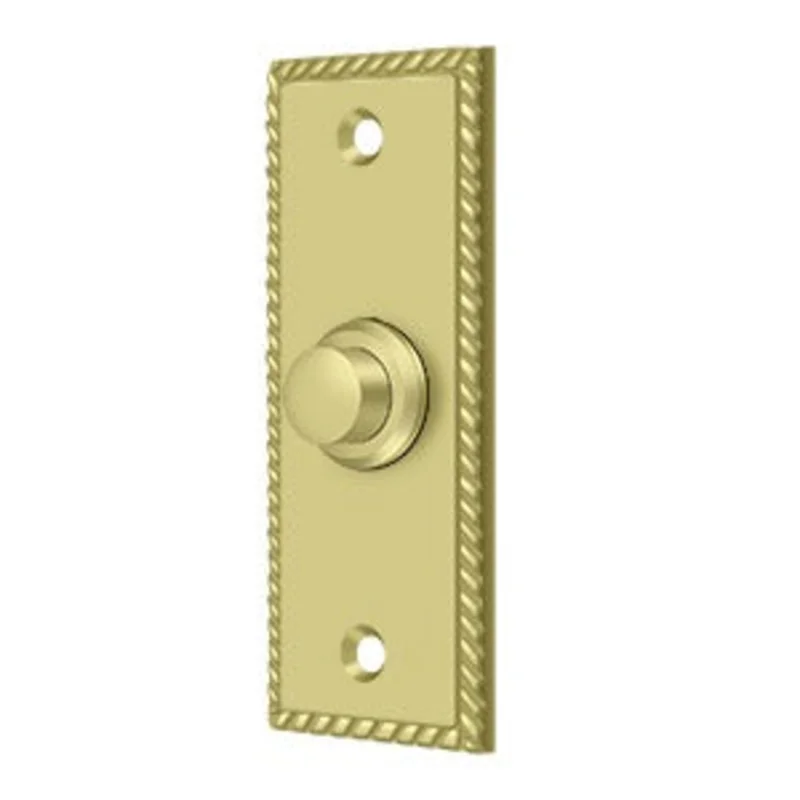 Deltana - Bell Buttons - Rectangular Rope Bell Button