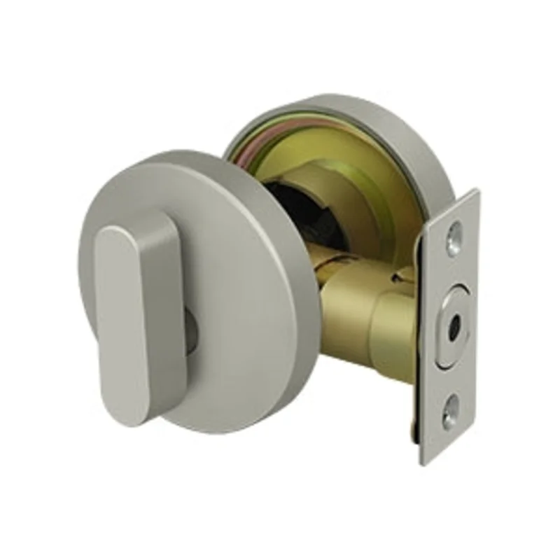 Deltana - Deadbolts - Modern Low Profile Deadbolt Lock Grade 3 / Zinc