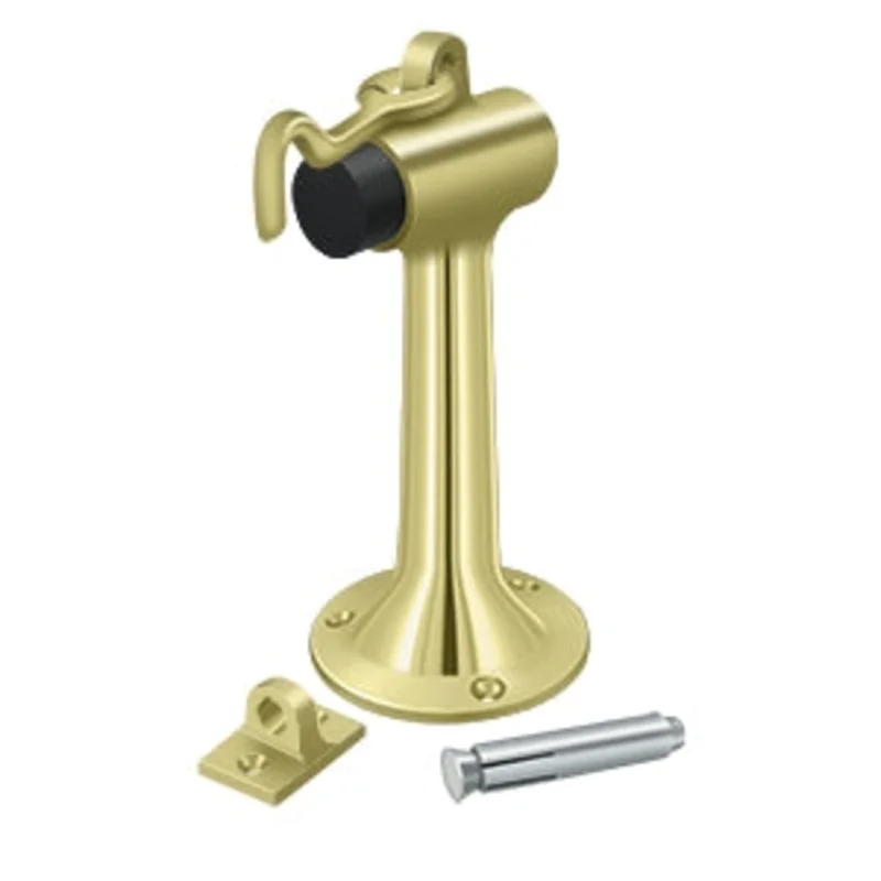 Deltana - Floor Bumpers - 6" Heavy Duty Floor Door Bumper w/ Holder