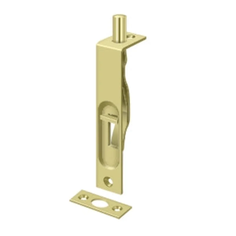 Deltana - Flush Bolts - 4" Heavy Duty Square Edge Flush Bolt