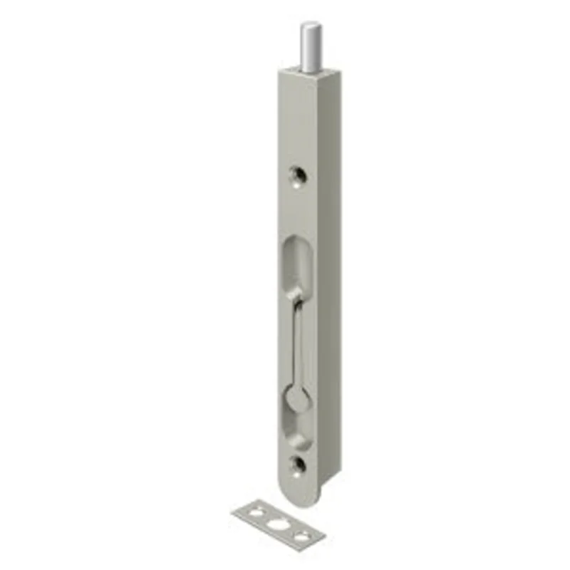 Deltana - Flush Bolts - 7" Round Edge Flush Bolt / Zinc