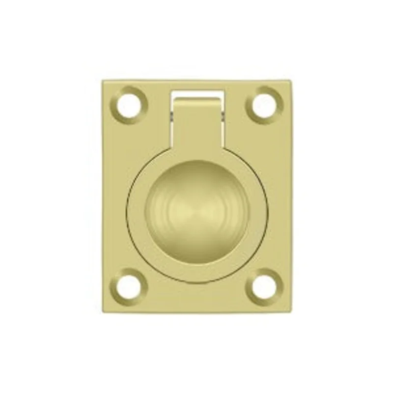 Deltana - Flush Ring Pulls - 1-3/4" x 1-3/8" Flush Ring Pull