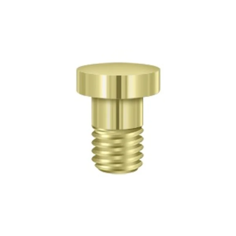 Deltana - Hinge Pin Stops - Extended Button Tip (Solid brass Hinges)
