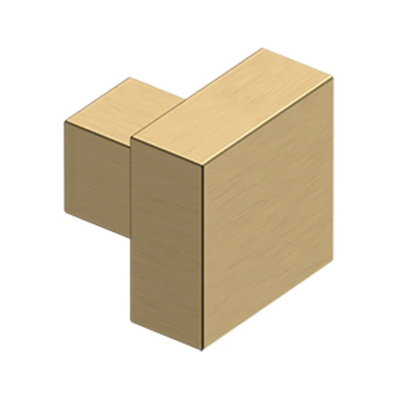 Deltana - Knobs - Modern Square Cabinet Knob
