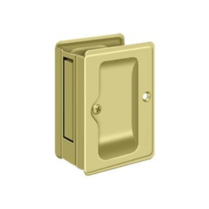 Deltana - Pocket Door Locks - 3-1/4" x 2-1/4" Heavy Duty Adjustable Sliding Door Passage