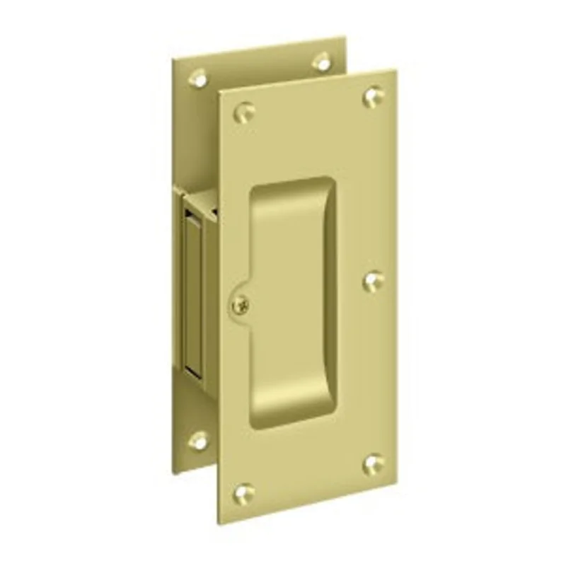 Deltana - Pocket Door Locks - 6" Decorative Sliding Door Lock Passage