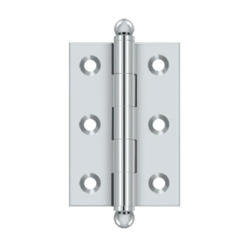 Deltana - Solid Brass Hinges - 2-1/2" x 1-11/16" Cabinet Hinge (Pairs)