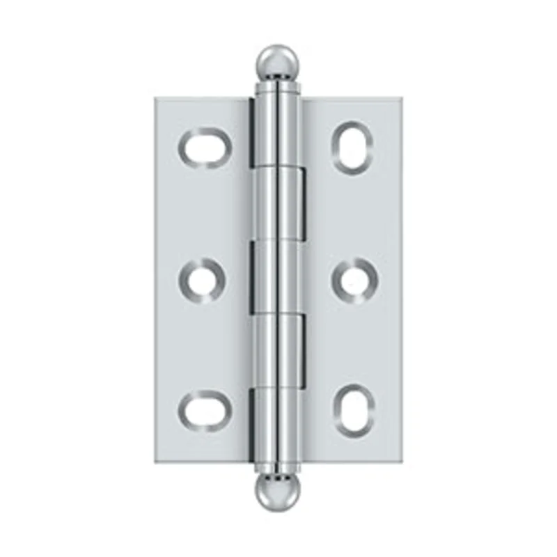 Deltana - Solid Brass Hinges - 2-1/2" x 1-3/4" Adjustable Cabinet Hinge (Pairs)
