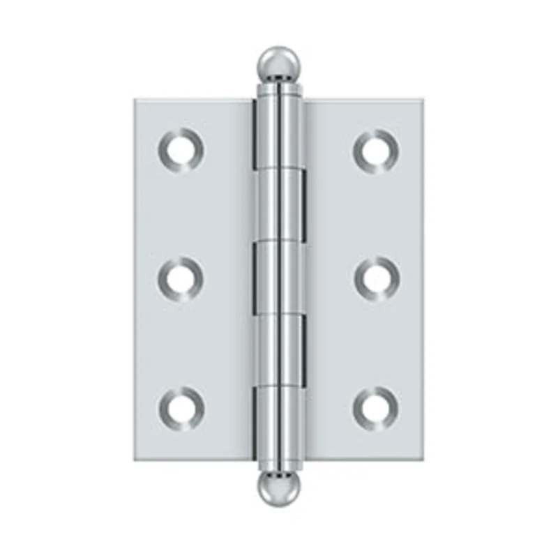Deltana - Solid Brass Hinges - 2-1/2" x 2" Cabinet Hinge (Pairs)