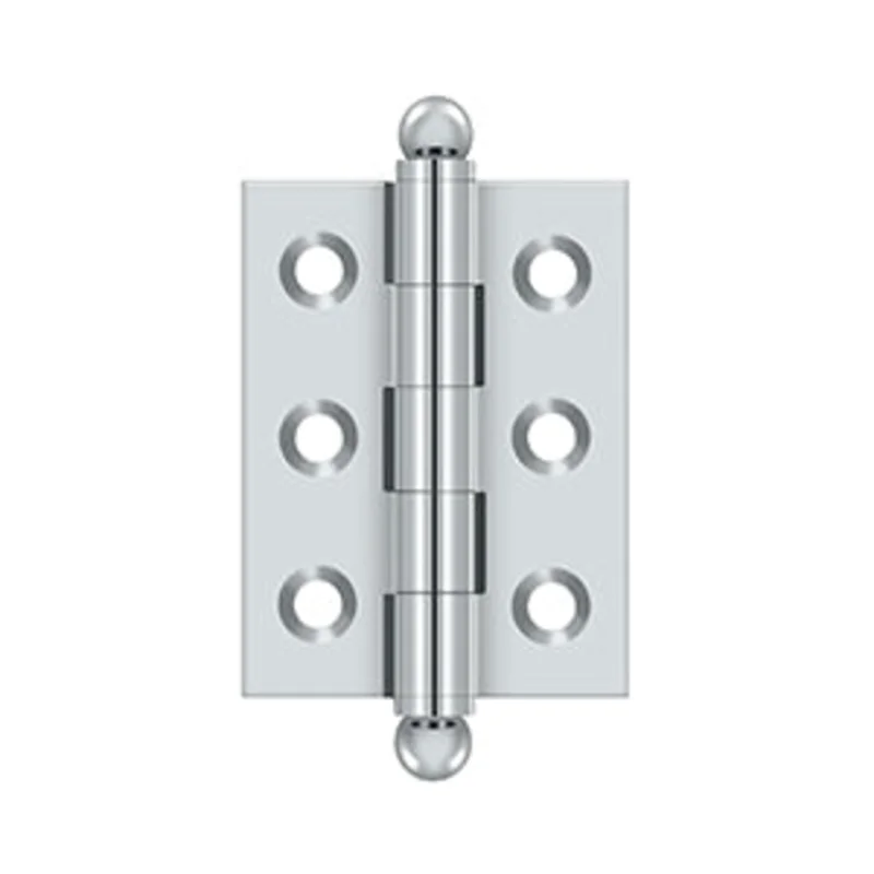 Deltana - Solid Brass Hinges - 2" x 1-1/2" Cabinet Hinge (Pairs)