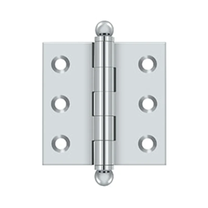 Deltana - Solid Brass Hinges - 2" x 2" Cabinet Hinge (Pairs)