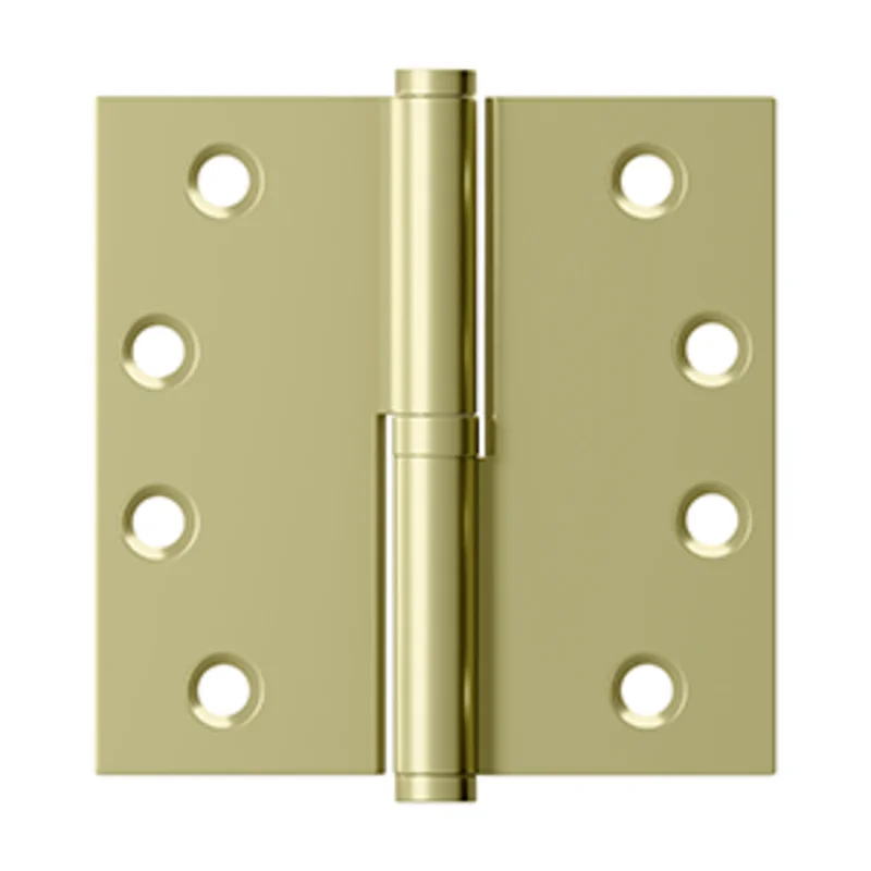 Deltana - Solid Brass Hinges - 4" x 4" Lift-Off Door Hinge (Each)