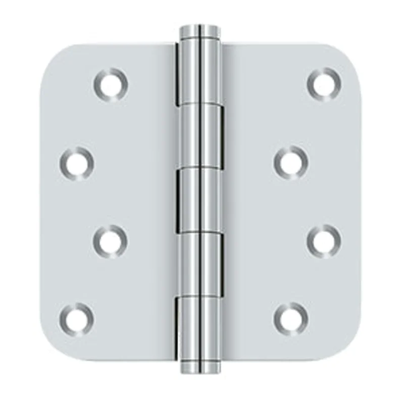 Deltana - Solid Brass Hinges - 4" x 4" Zig Zag Residential Door Hinge 5/8" Radius Corner (Pairs)