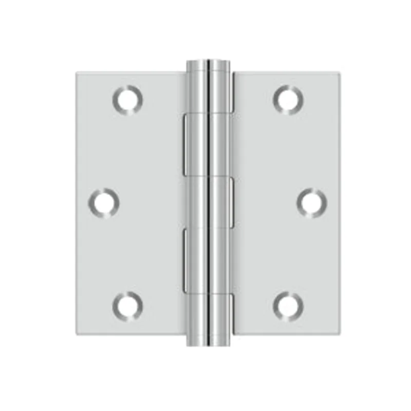 Deltana - Stainless Steel Hinges - 3-1/2" x 3-1/2" Door Hinge Square Corner (Pairs)