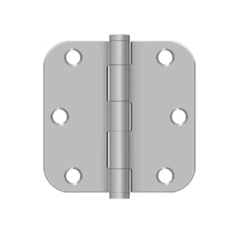 Deltana - Stainless Steel Hinges - 3-1/2" x 3-1/2" Residential Door Hinge 5/8" Radius Corner (Pairs)