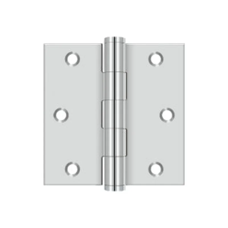 Deltana - Stainless Steel Hinges - 3" x 3" Door Hinge Square Corner (Pairs)