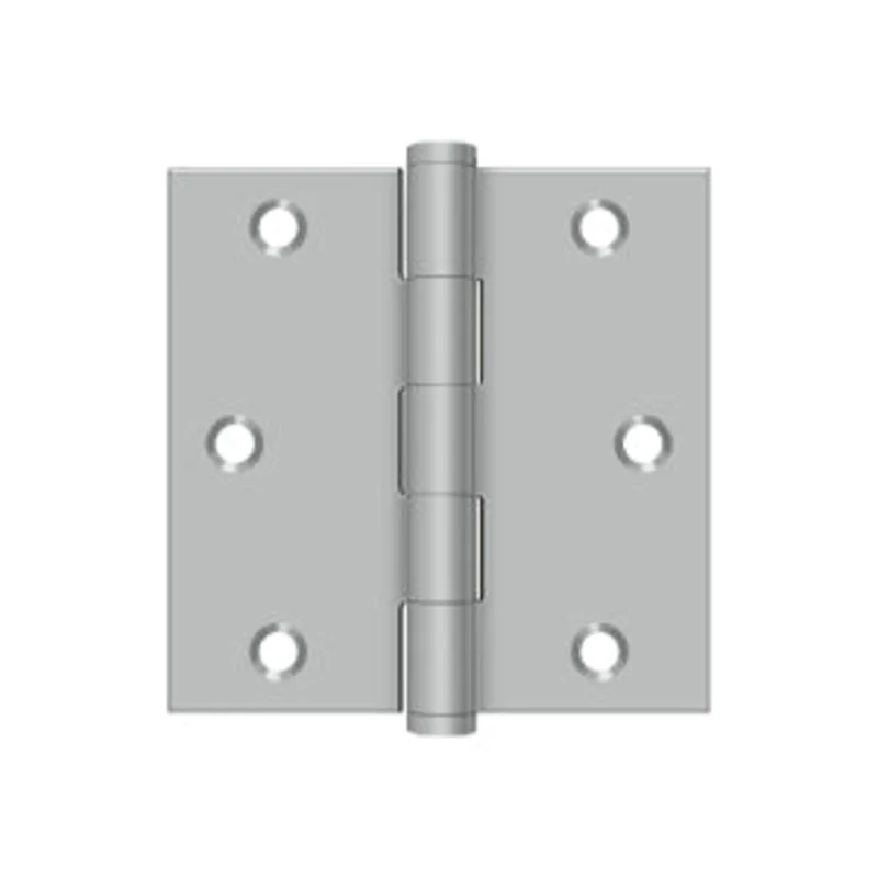 Deltana - Stainless Steel Hinges - 3" x 3" Residential Door Hinge Square Corner (Pairs)