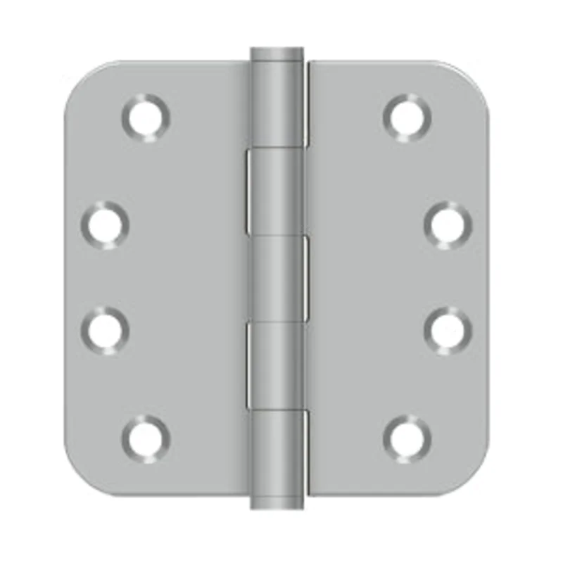 Deltana - Stainless Steel Hinges - 4" x 4" Residential Door Hinge 5/8" Radius Corner (Pairs)