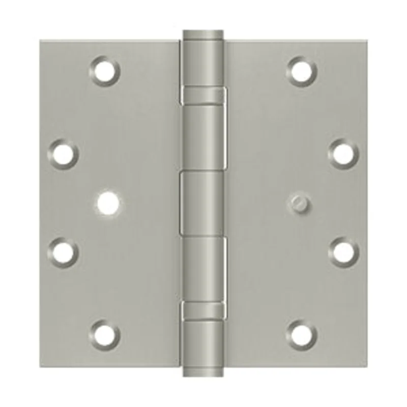 Deltana - Stainless Steel Hinges - 5" x 5" Heavy Duty Security Ball Bearing Door Hinge Square Corner (Pairs)