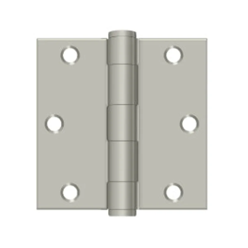 Deltana - Steel Hinges - 3-1/2" x 3-1/2" Heavy Duty Door Hinge Square Corner (Pairs)