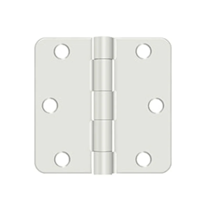 Deltana - Steel Hinges - 3" x 3" Residential Door Hinge 1/4" Radius Corner (Pairs)