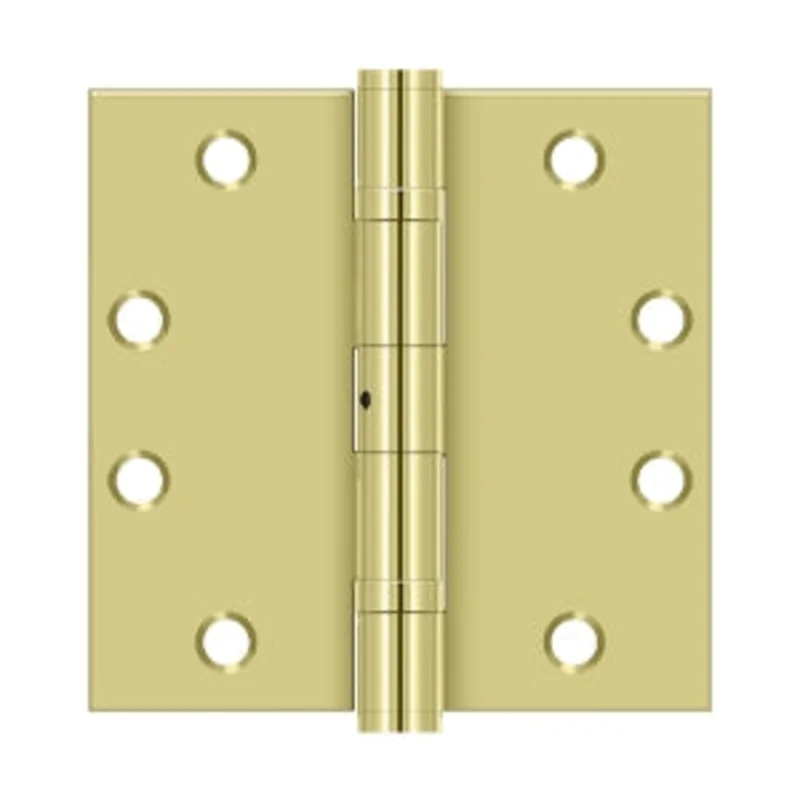 Deltana - Steel Hinges - 4-1/2" x 4-1/2" NRP Heavy Duty Ball Bearing Door Hinge Square Corner (Pairs)