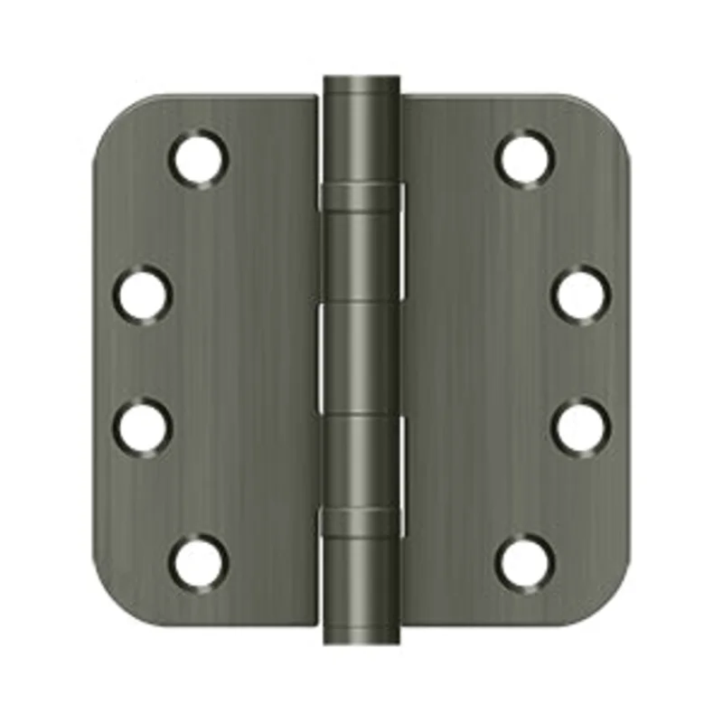 Deltana - Steel Hinges - 4" x 4" Heavy Duty Ball Bearing Door Hinge 5/8" Radius Corner (Pairs)