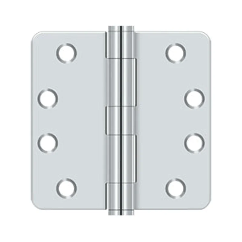 Deltana - Steel Hinges - 4" x 4" Heavy Duty Door Hinge 1/4" Radius Corner (Pairs)