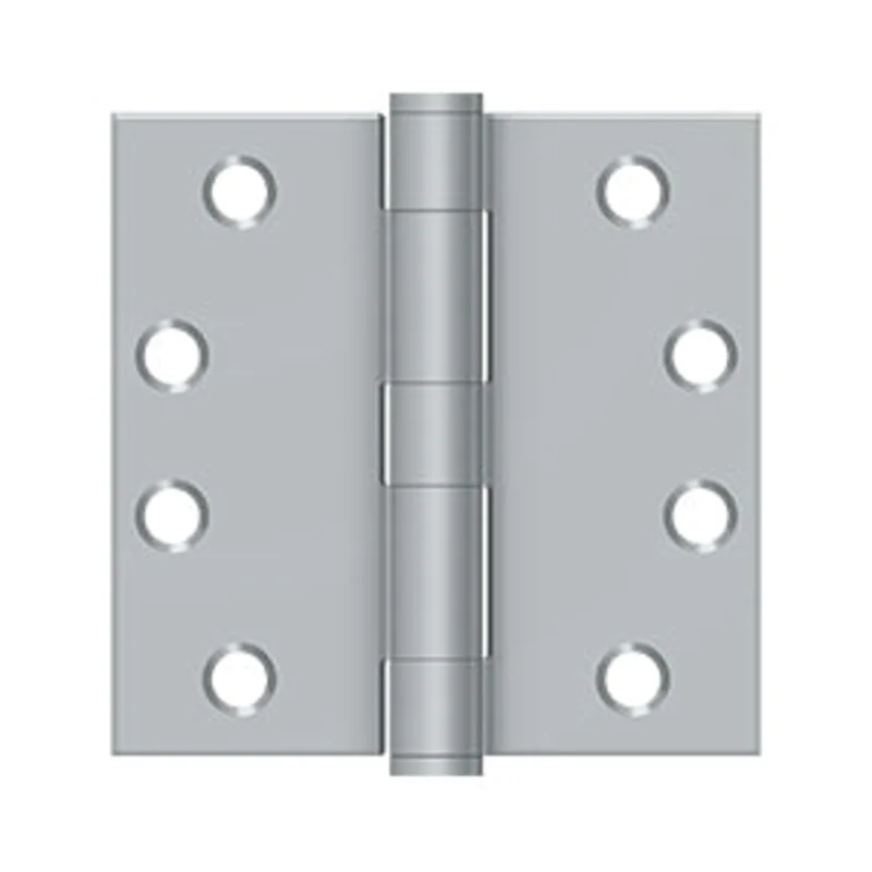 Deltana - Steel Hinges - 4" x 4" Heavy Duty Door Hinge Square Corner (Pairs)