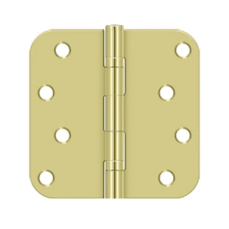 Deltana - Steel Hinges - 4" x 4" Residential Ball Bearing Door Hinge 5/8" Radius Corner (Pairs)